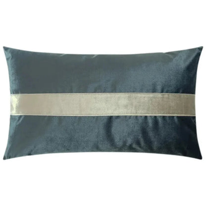 Iridescence Band Lumbar Baltic Blue Throw Pillow Insert