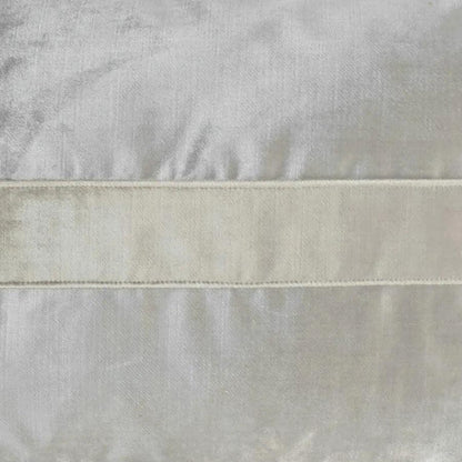 Iridescence Band Lumbar Silver Throw Pillow Insert