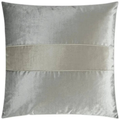 Iridescence Band Silver Throw Pillow Insert