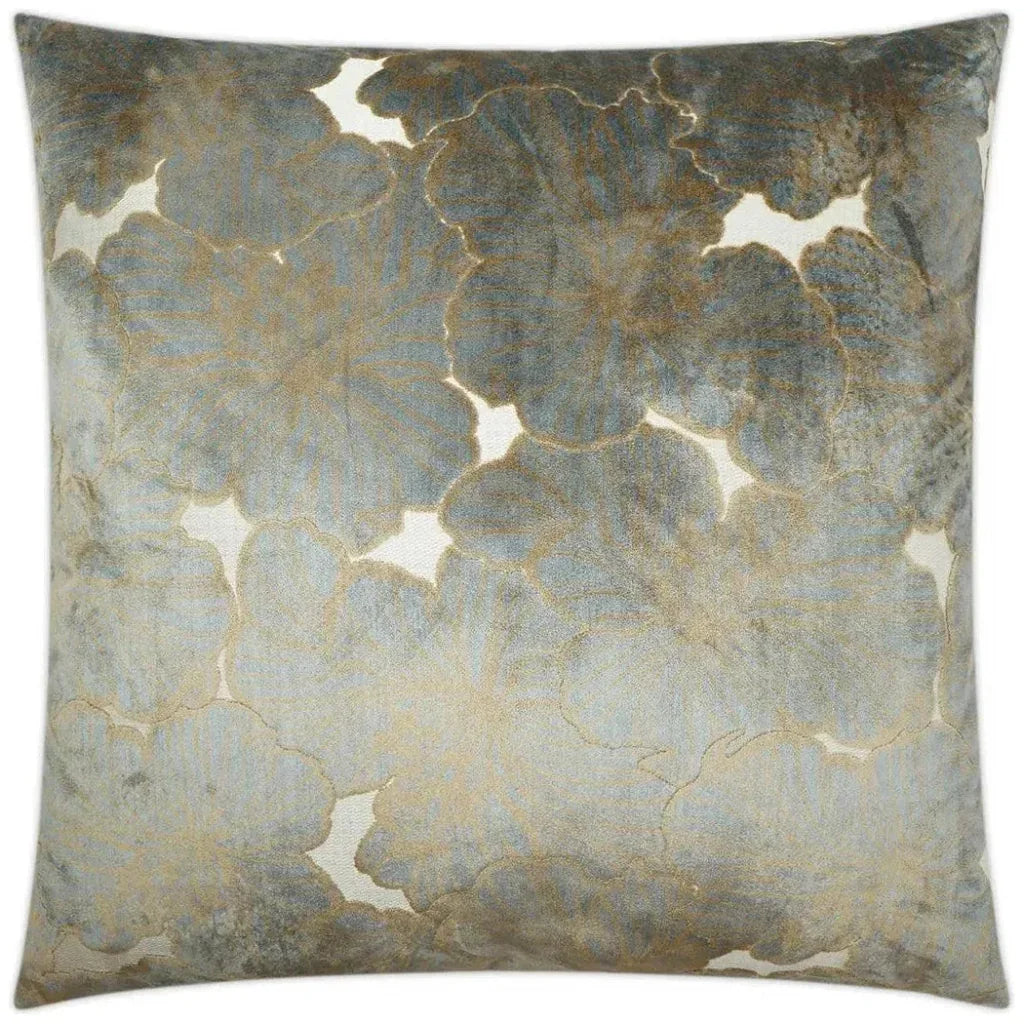 Irinia Copper Floral Copper Large Throw Pillow Insert