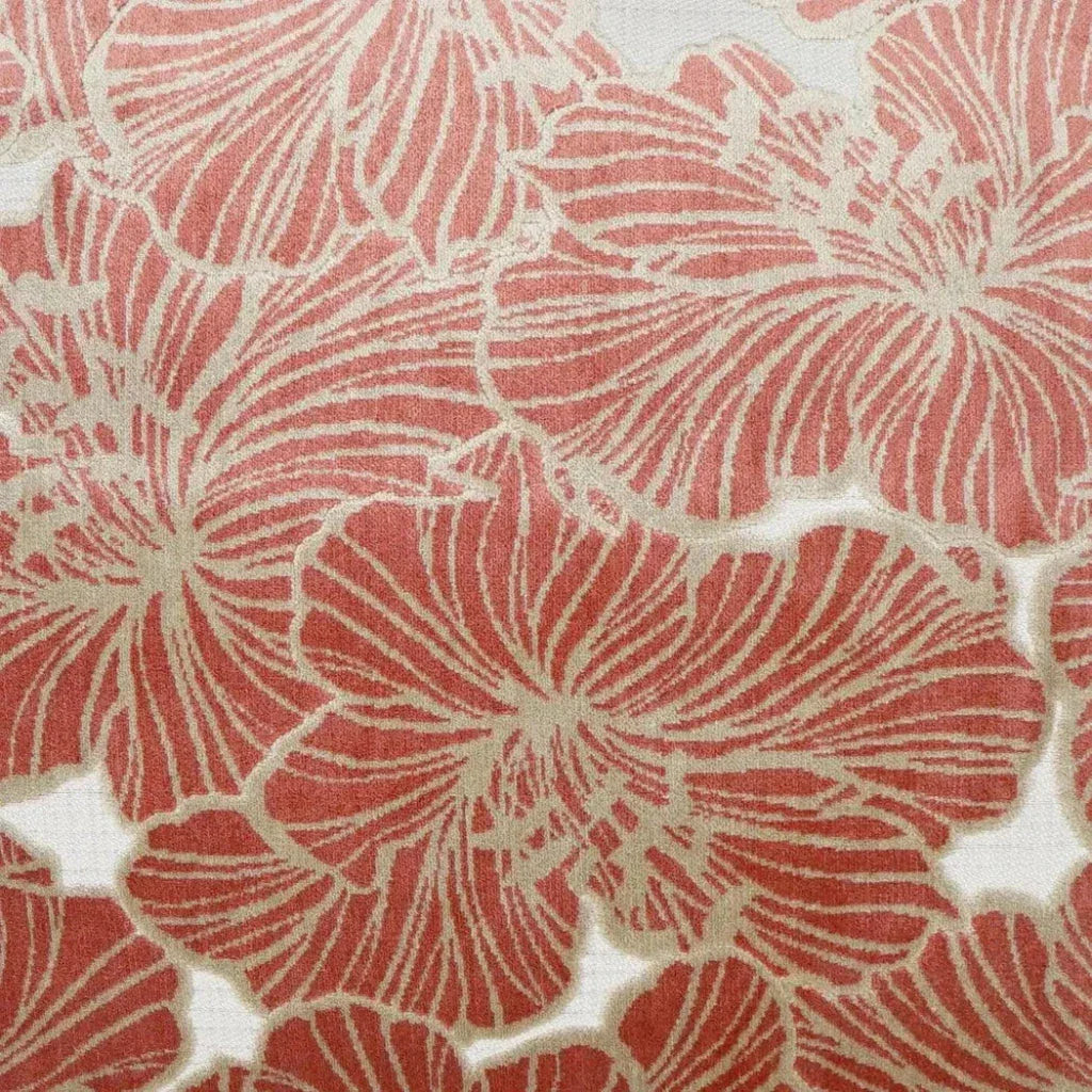 Irinia Punch Floral Coral Large Throw Pillow Insert