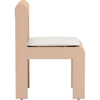 Island Aluminum Brown Dining Chair 2PC
