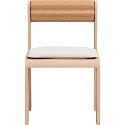 Island Aluminum Brown Dining Chair 2PC