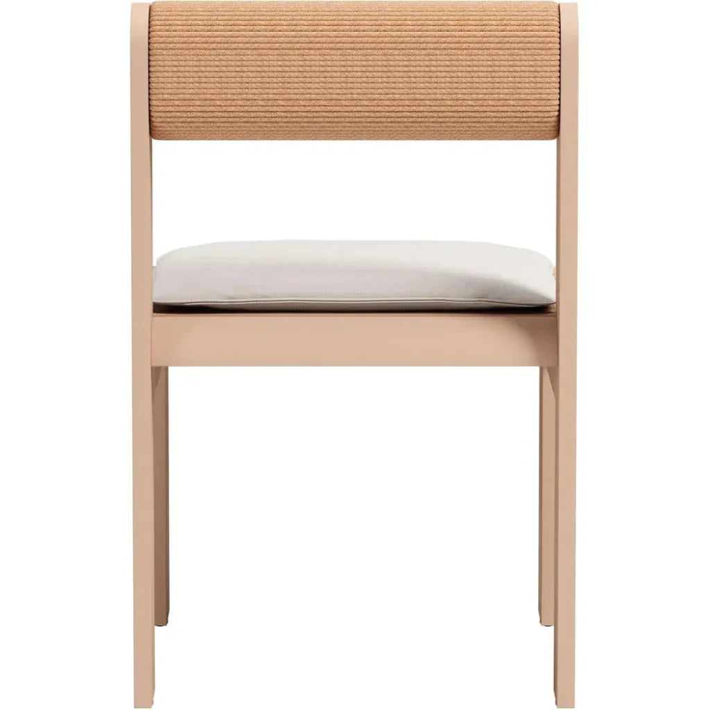 Island Aluminum Brown Dining Chair 2PC