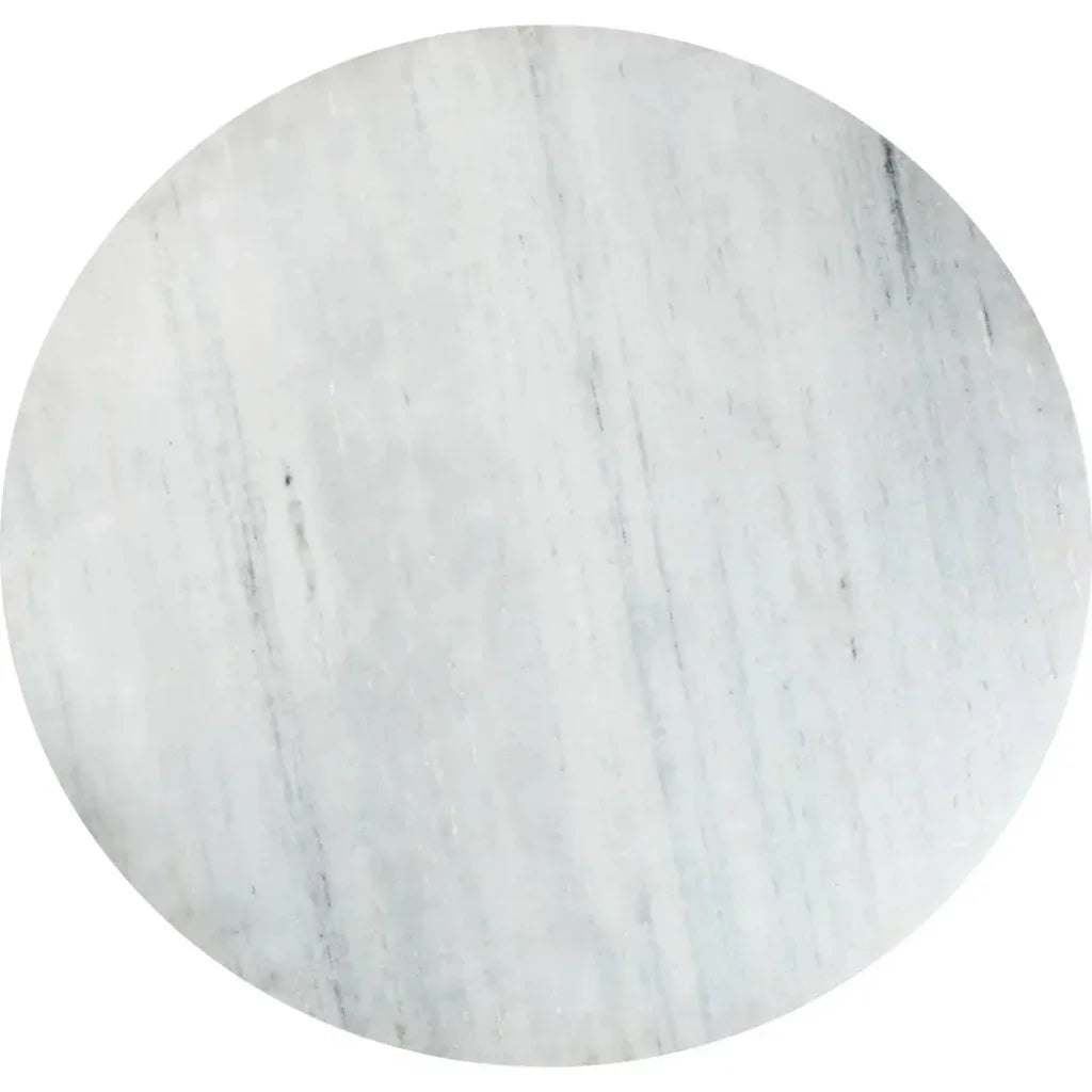 Ithaca Dining Table White & Gold