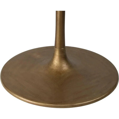 Ithaca Dining Table White & Gold