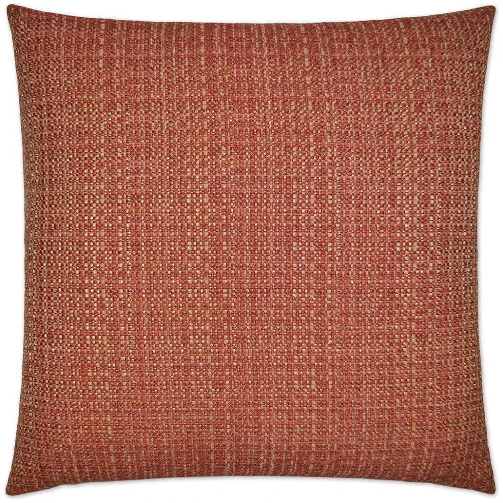 Jackie O Cinnabar Red Throw Pillow Insert