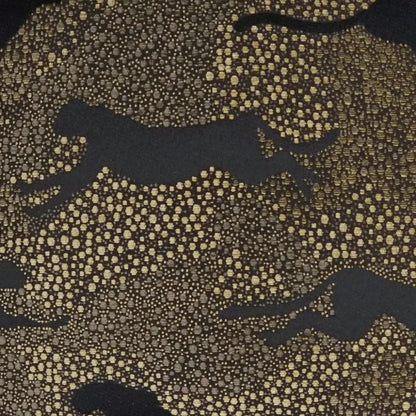 Jaglion Ebony Glam Black Tan Large Throw Pillow Insert