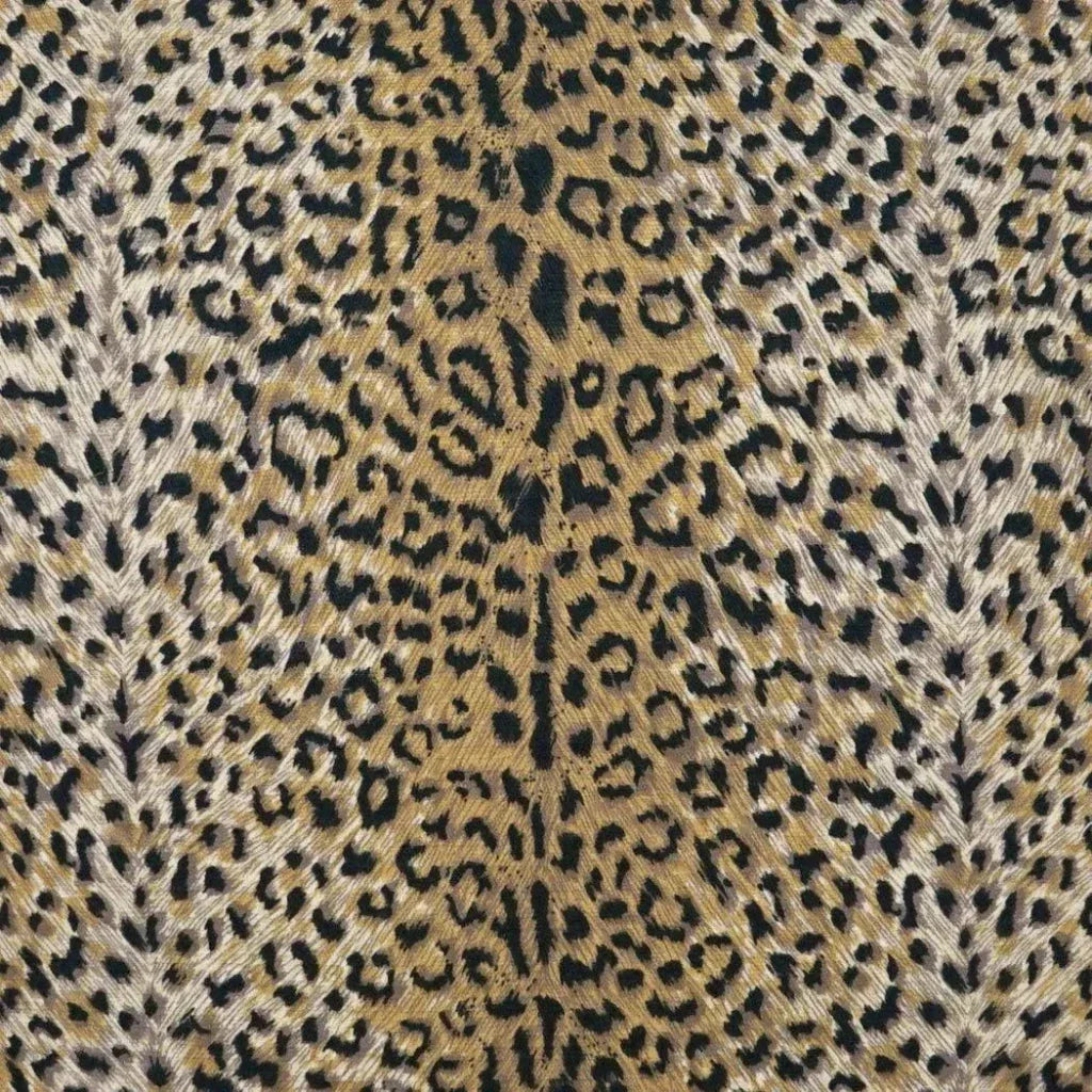 Jaguar Animal Tan Taupe Large Throw Pillow Insert