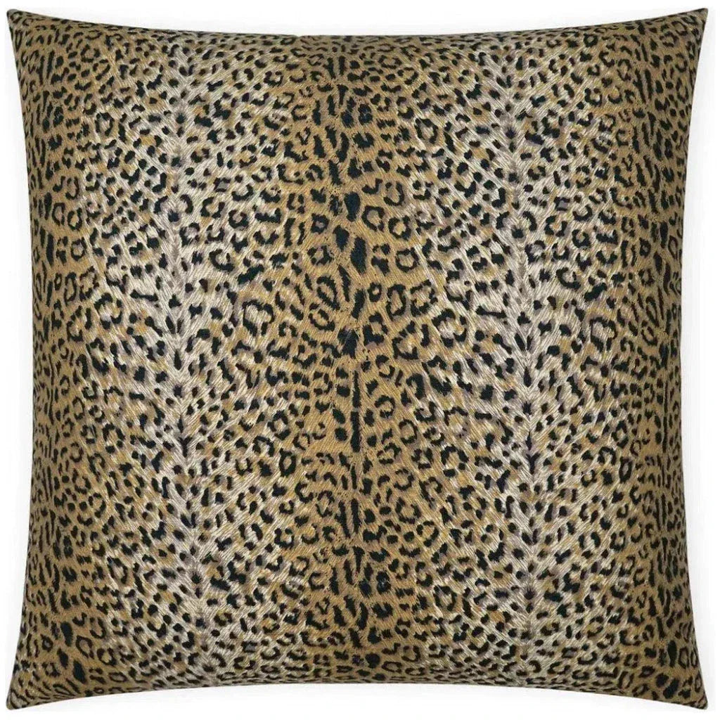 Jaguar Animal Tan Taupe Large Throw Pillow Insert
