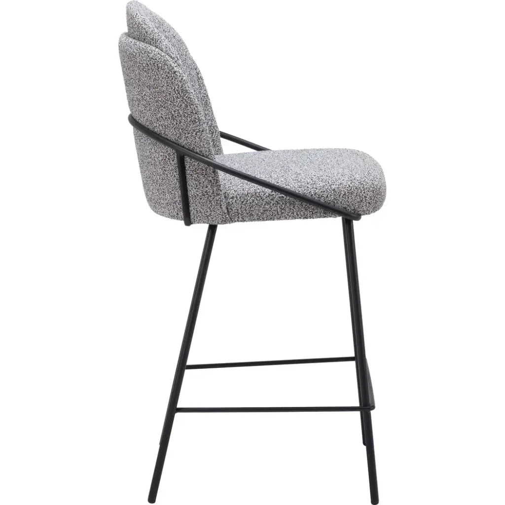 Jambi Black & White Counter Stool (Set of 2)