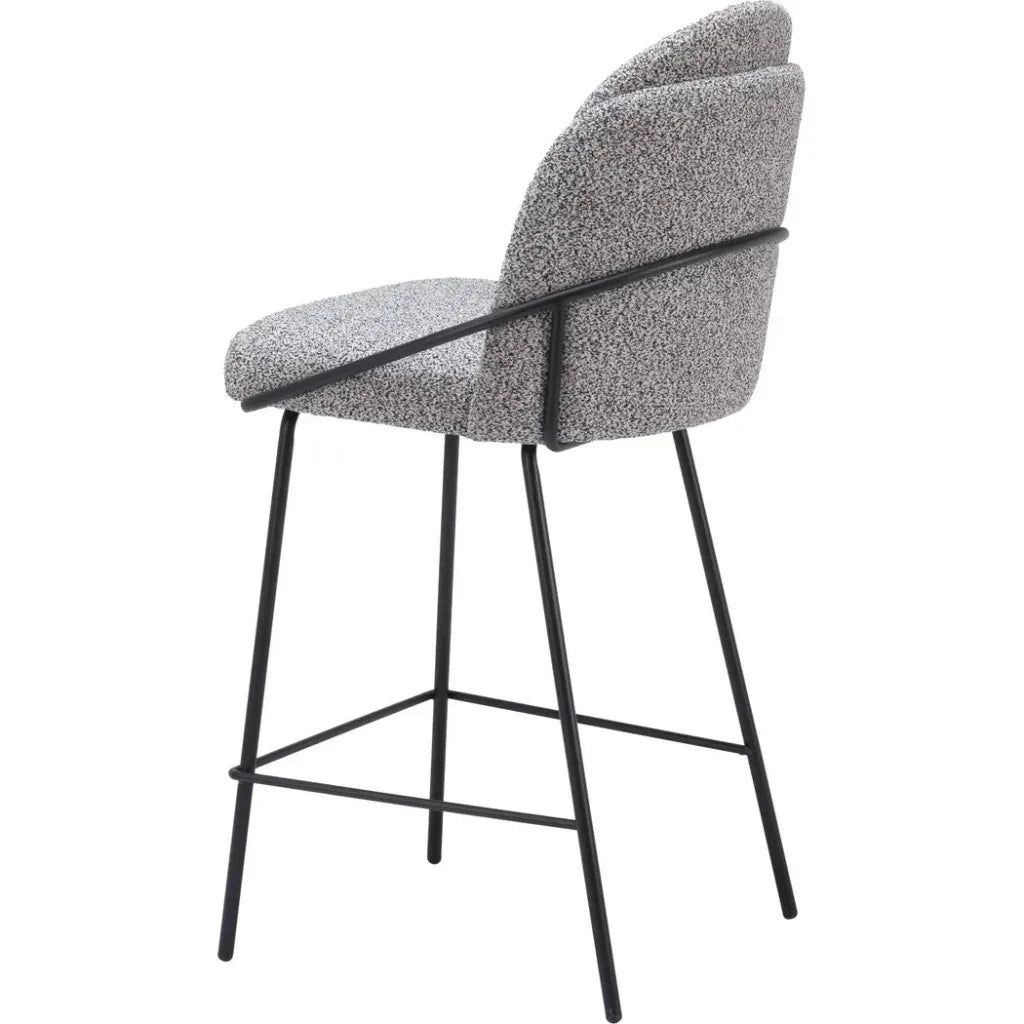 Jambi Black & White Counter Stool (Set of 2)