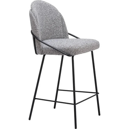 Jambi Black & White Counter Stool (Set of 2)