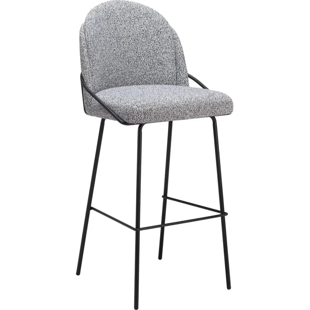 Jambi Grey Fabric Barstool (Set of 2)