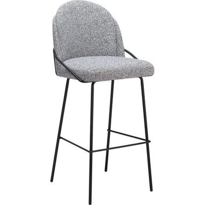 Jambi Grey Fabric Barstool (Set of 2)