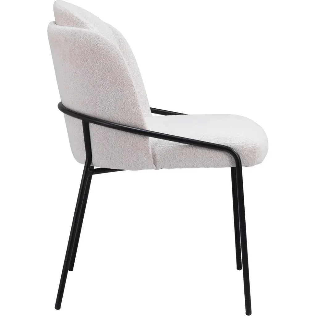 Jambi Performance Fabric Armless Dining Chair 2PC