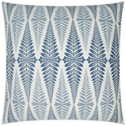 Jantar Indigo Floral Blue Large Throw Pillow Insert