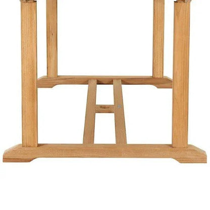 January Extendable Oval Teak Outdoor Dining Table