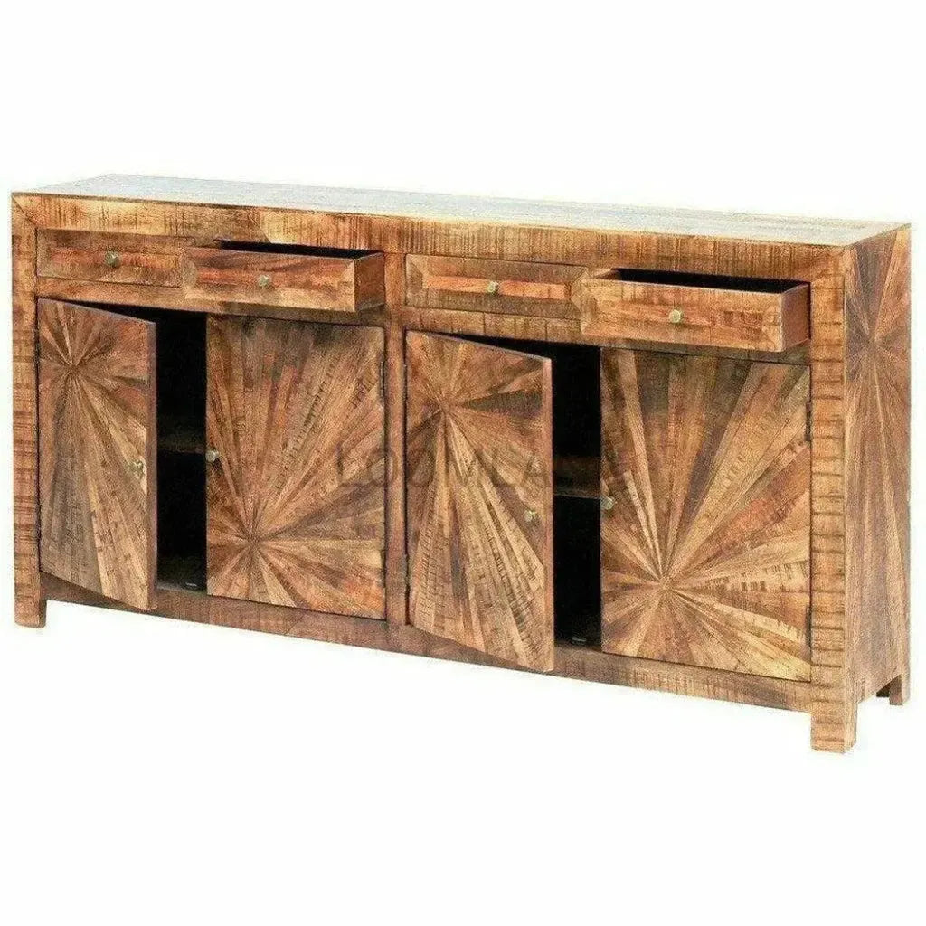 Jarelle Rustic Wooden Sideboard