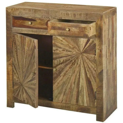 Jarelle Two Drawers Wood Cabinet
