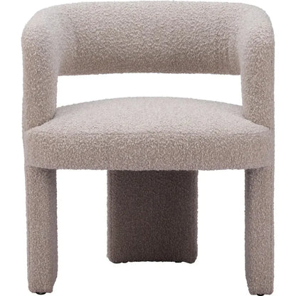 Java Sandy Beige Armless Accent Chair