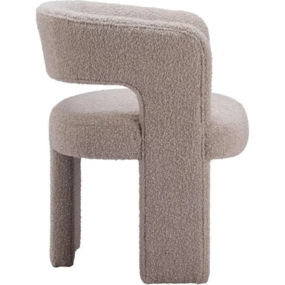 Java Sandy Beige Armless Accent Chair