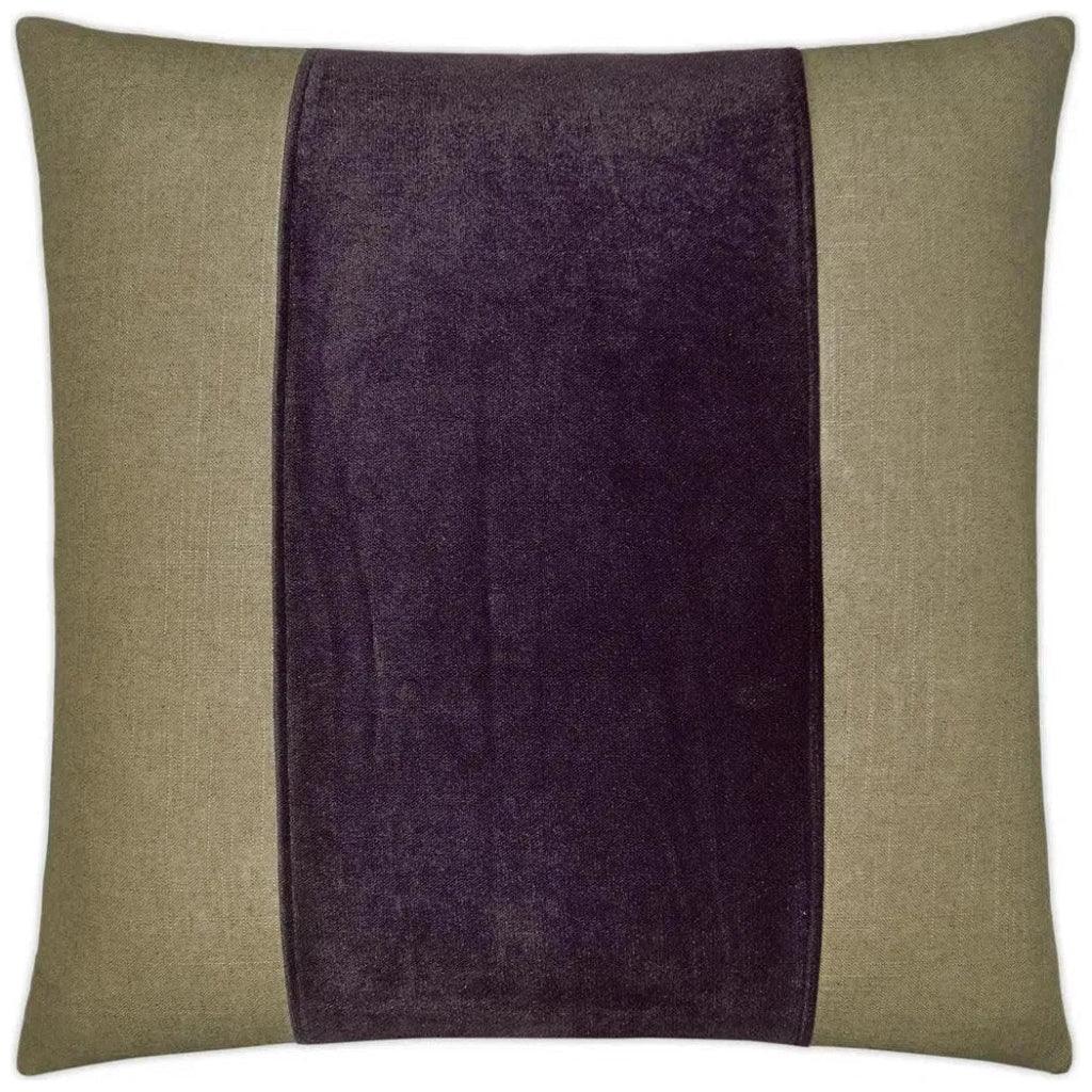 Jefferson Amethyst Band Purple Large Throw Pillow