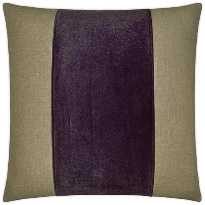 Jefferson Amethyst Band Purple Large Throw Pillow