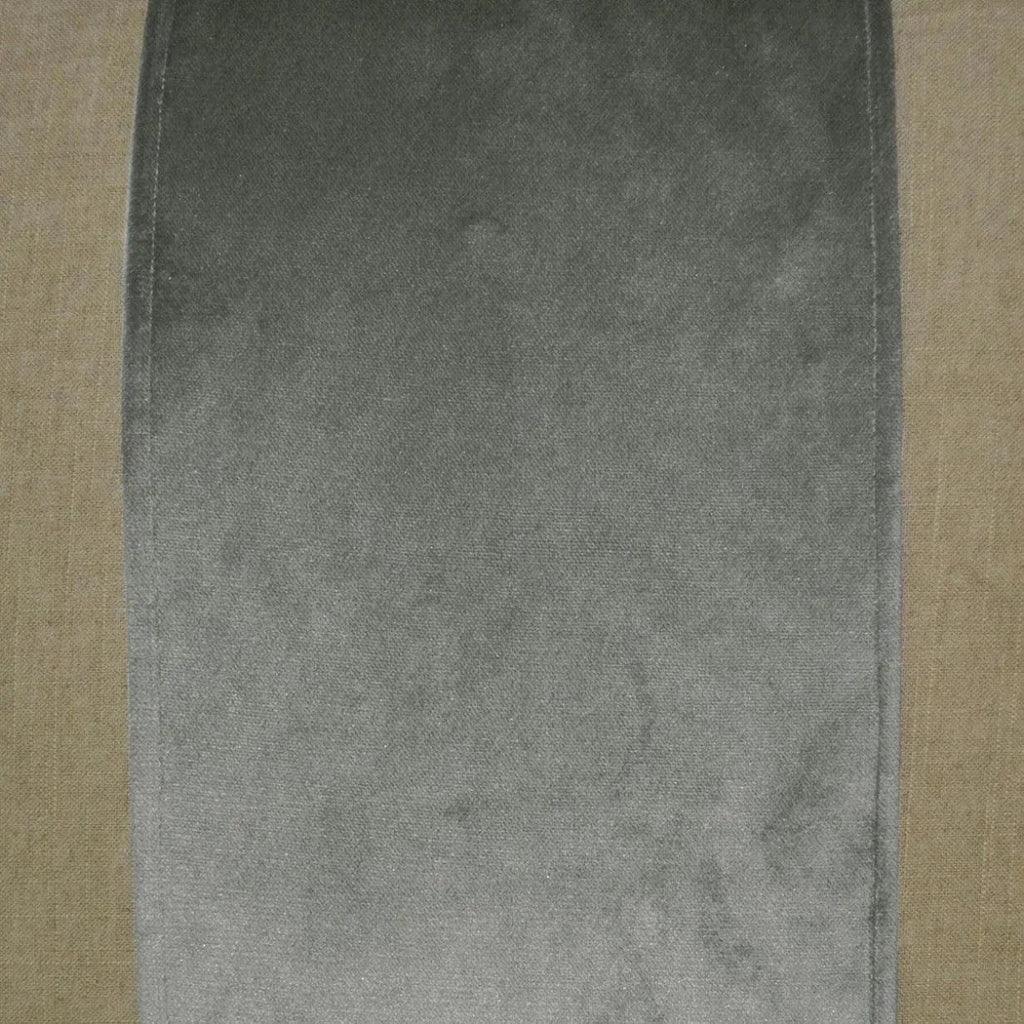 Jefferson Graphite Ribbon Grey Large Throw Pillow