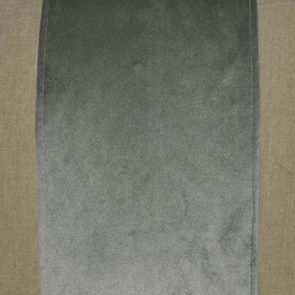 Jefferson Graphite Ribbon Grey Large Throw Pillow