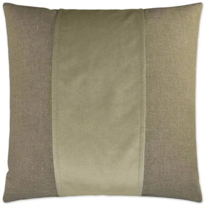 Jefferson Linen Band Taupe Large Throw Pillow Insert