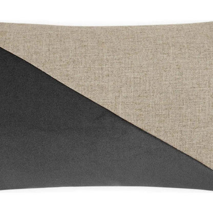 Jefferson Lumbar Charcoal Grey Throw Pillow Insert