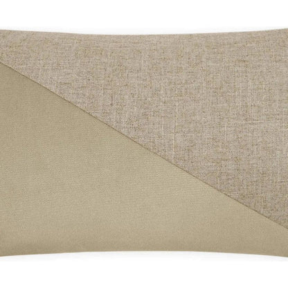 Jefferson Lumbar Linen Brown Throw Pillow Insert