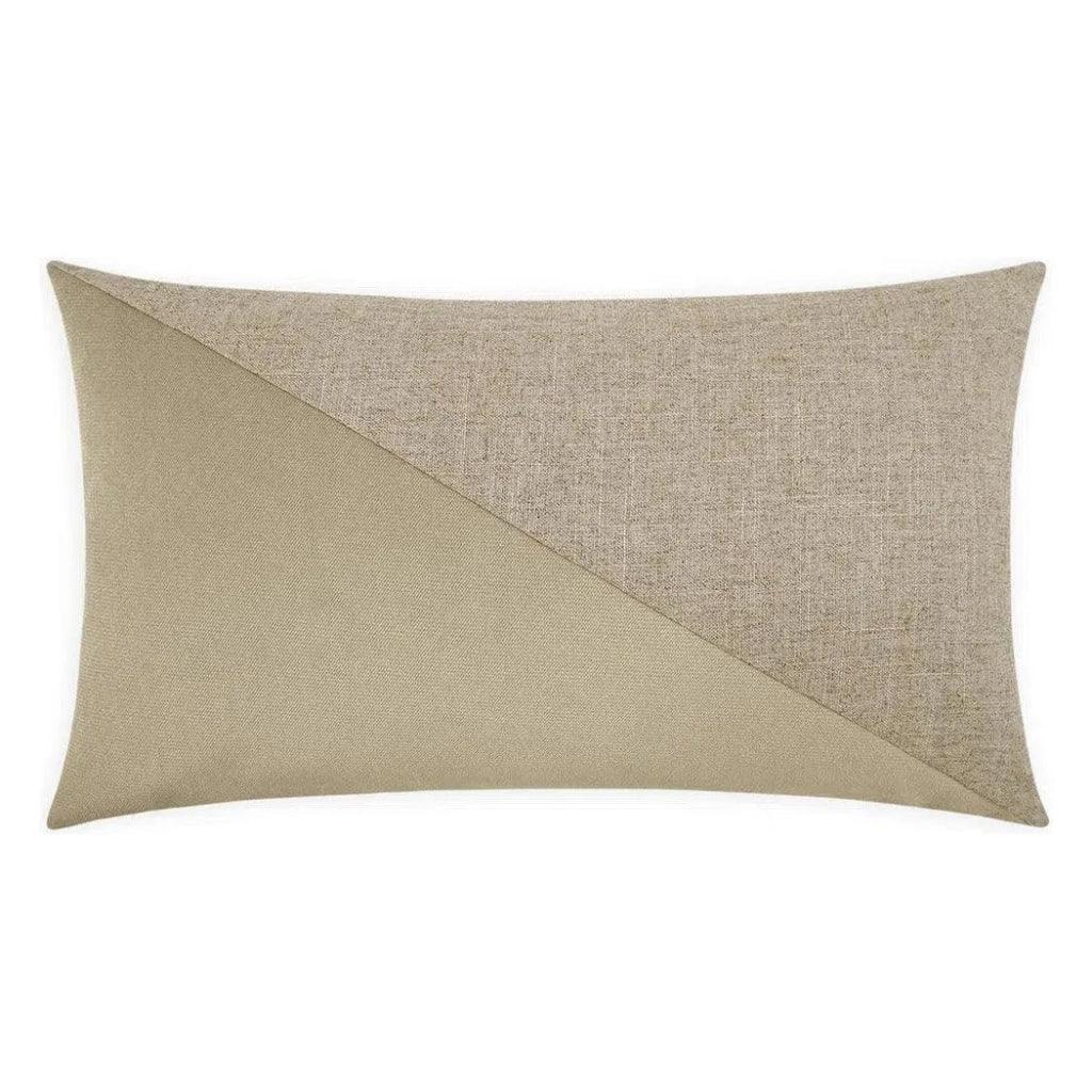 Jefferson Lumbar Linen Brown Throw Pillow Insert