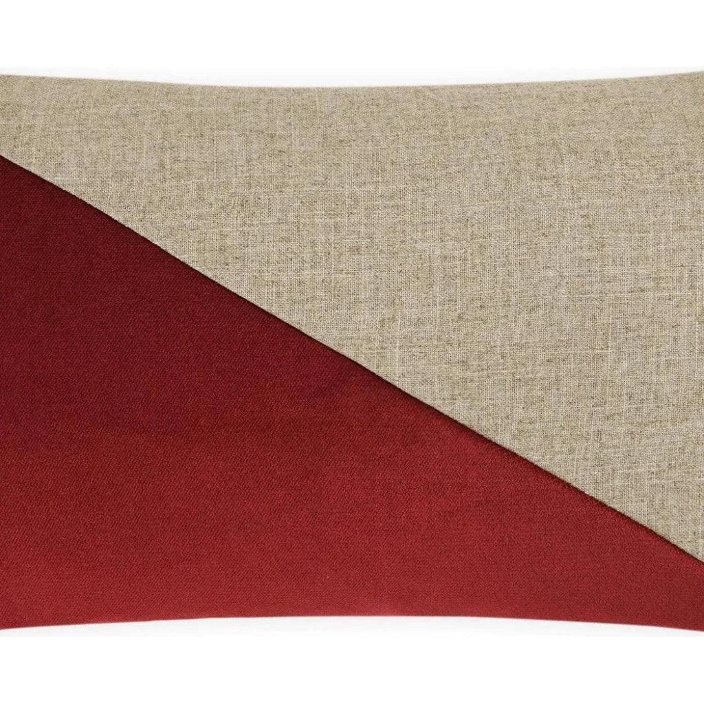 Jefferson Lumbar Sangria Red Throw Pillow Insert