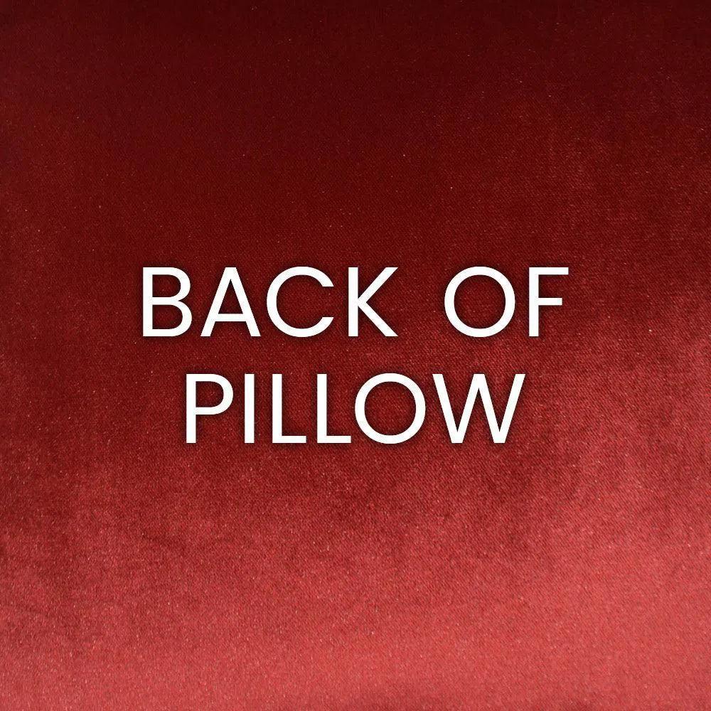 Jefferson Sangria Ribbon Red Large Throw Pillow Insert