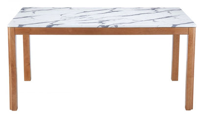 Jemy Wooden Rectangular Dining Table