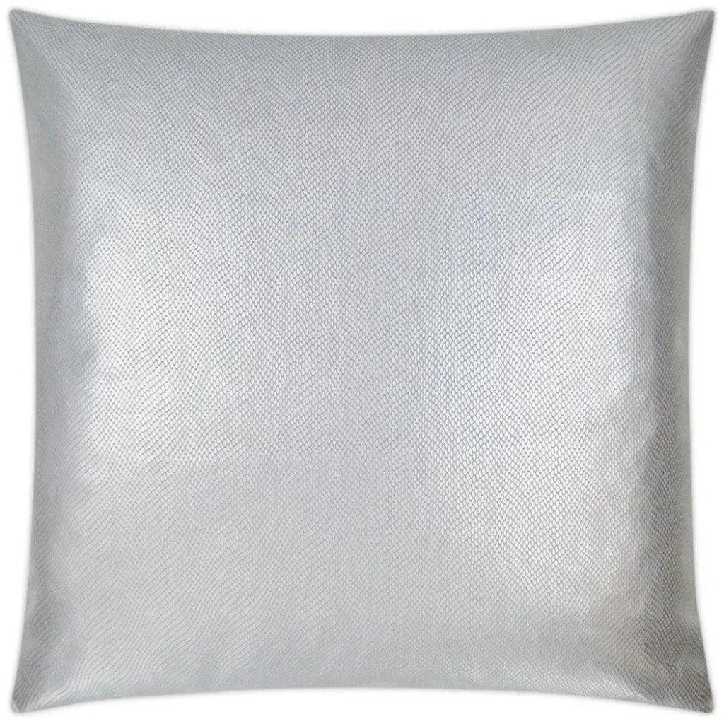 Jenkins Silver Grey Throw Pillow With Insert
