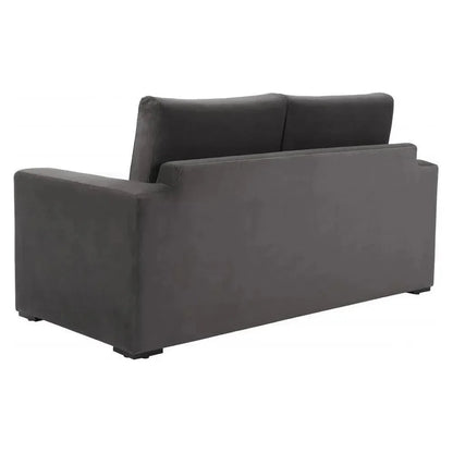 Jide Wood Grey Sleeper Sofa