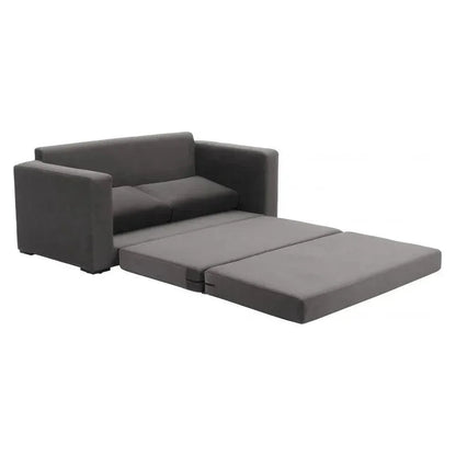 Jide Wood Grey Sleeper Sofa