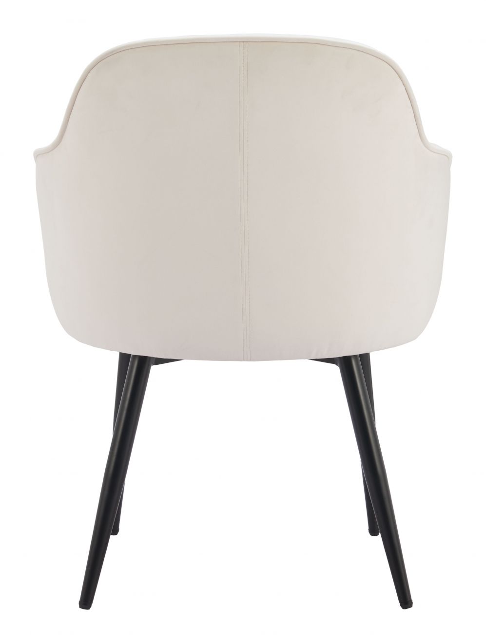 Jolie Ivory Velvet Dining Chair 2PC