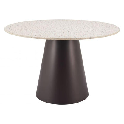 Jorf Wood Top Round Dining Table