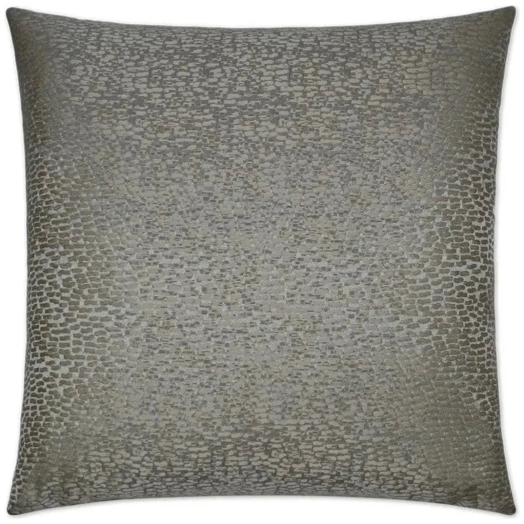 Joy Silver Grey Throw Pillow With Insert