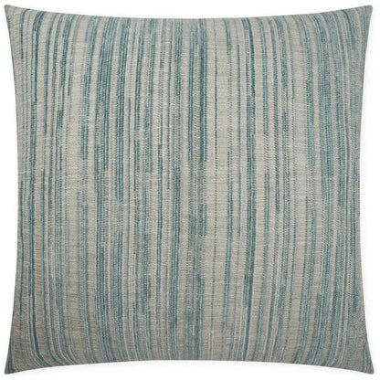 Julep Mist Stripes Teal Large Throw Pillow Insert