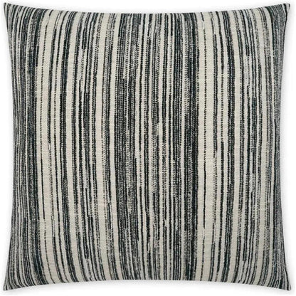 Julep Pepper Stripes Black Large Throw Pillow Insert