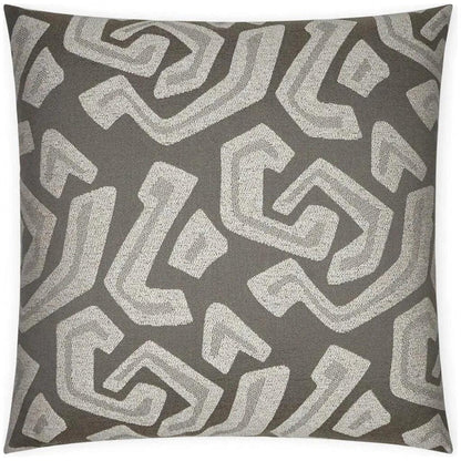 Jumanji Abstract Grey Large Throw Pillow Insert