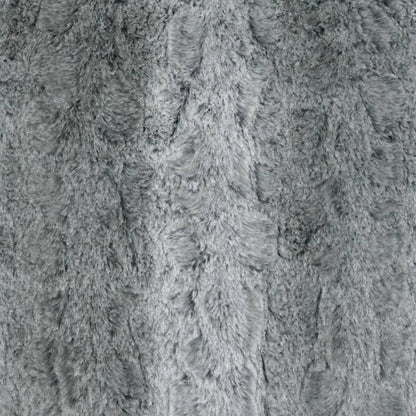 Juneau Fur Grey Large Throw Pillow Insert