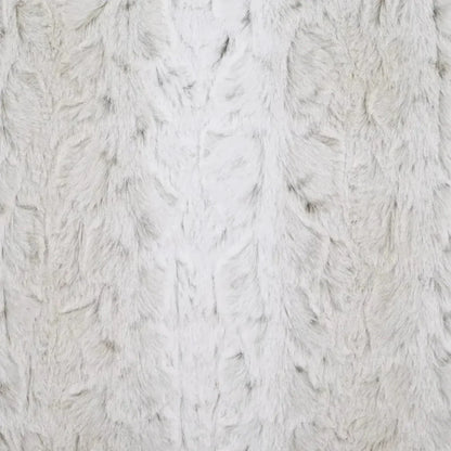 Juneau Fur White Large Throw Pillow Insert