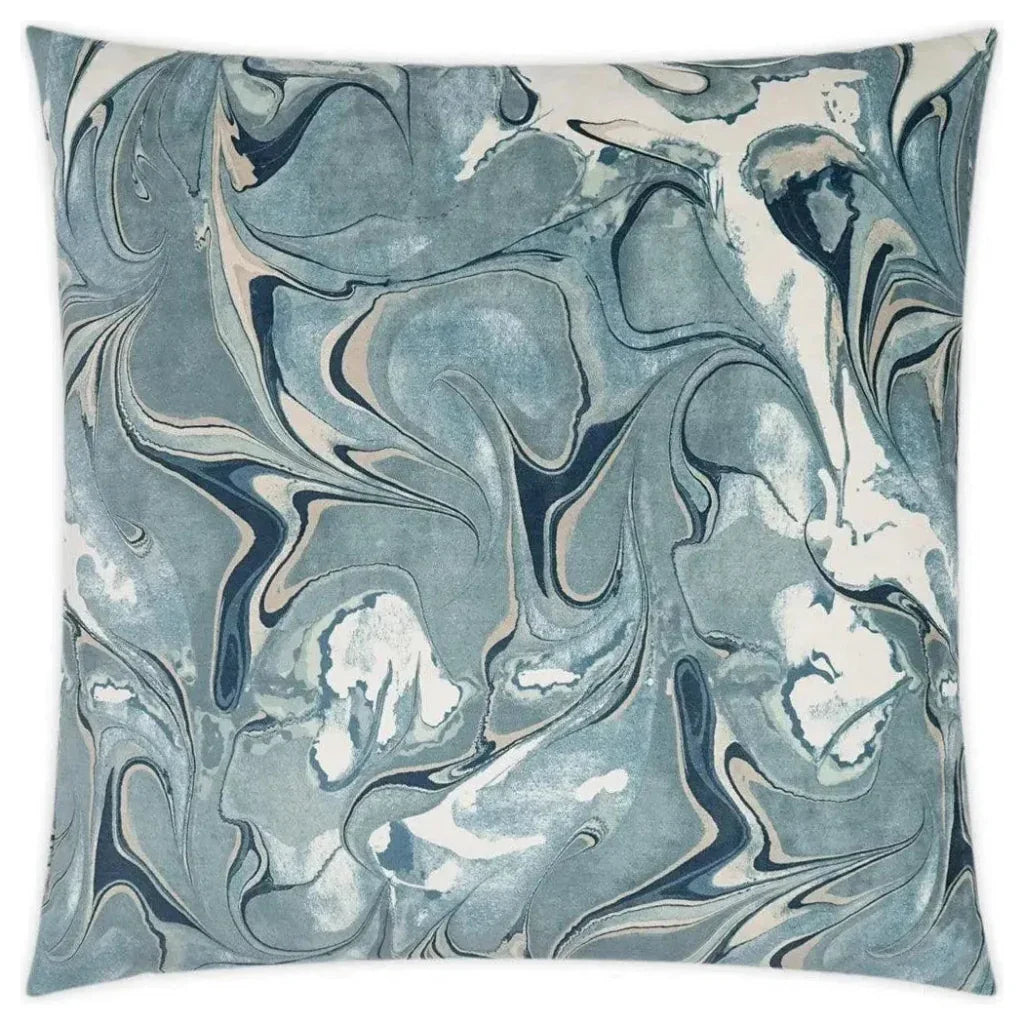 Juno River Abstract Mist Large Throw Pillow Insert