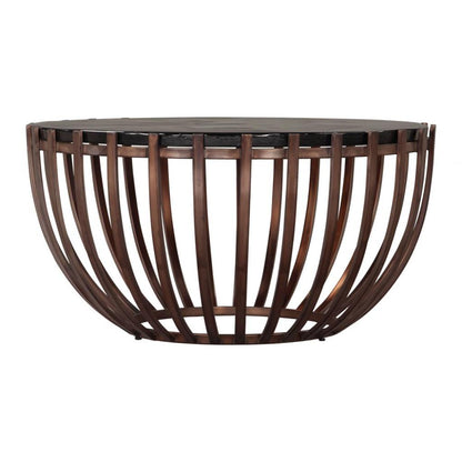 Kafig Iron Frame Round Coffee Table